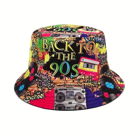 Back to the 90's Graffiti Bucket Hat