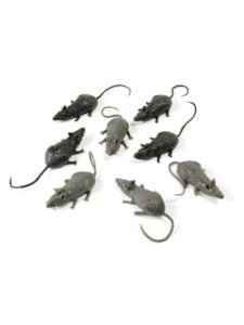 Mini Plastic Mice 8Pkt