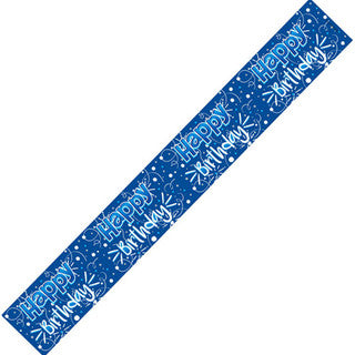 Happy Birthday Banner Blue