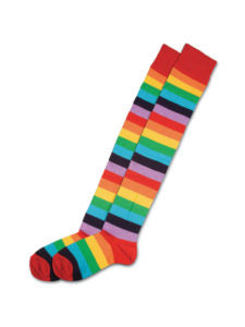Clown Socks Rainbow