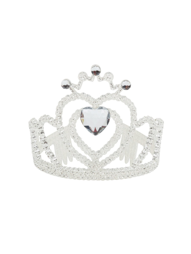 Tiara White Glitter