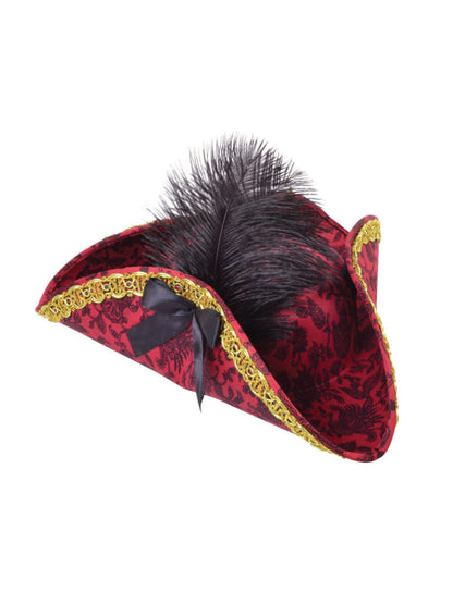 Pirate Hat Red Lace