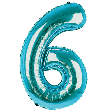 Giant Foil Number Balloon - 6