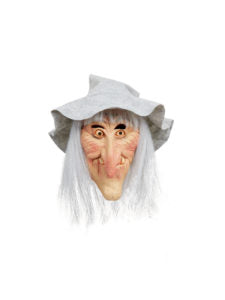 Witch Mask with Hat and Hair