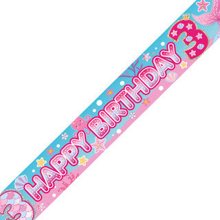 Happy 3rd Birthday Mermaid Banner