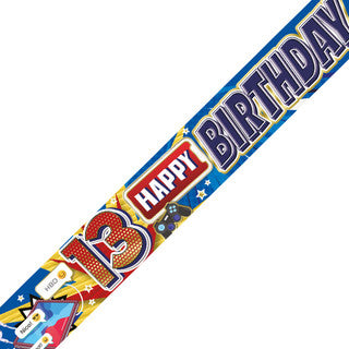 Happy 13th Birthday Gamer Gadgets Banner