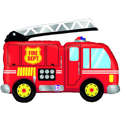 Fire Truck Supershape Balloon