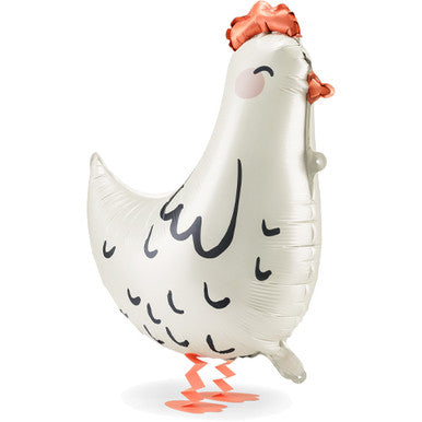 White Hen Walkies Supershape Foil Balloon