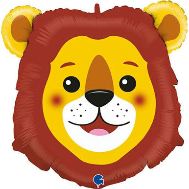 King Lion Head Supershape Foil Balloon