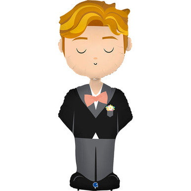Groom Supershape Foil Balloon