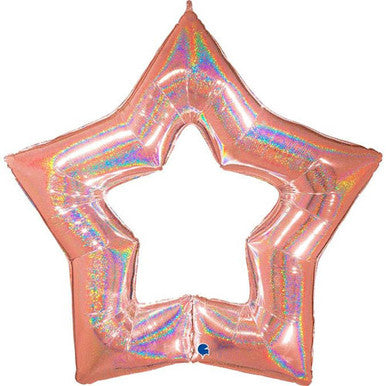 Cutout Star Superstar Foil Balloon