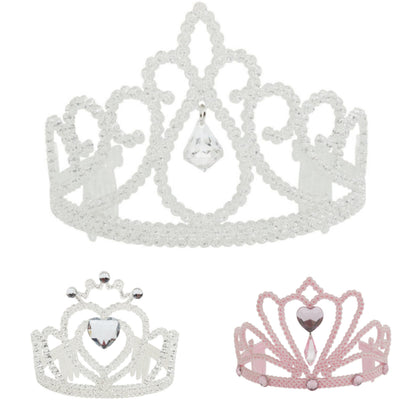 Tiara White Glitter