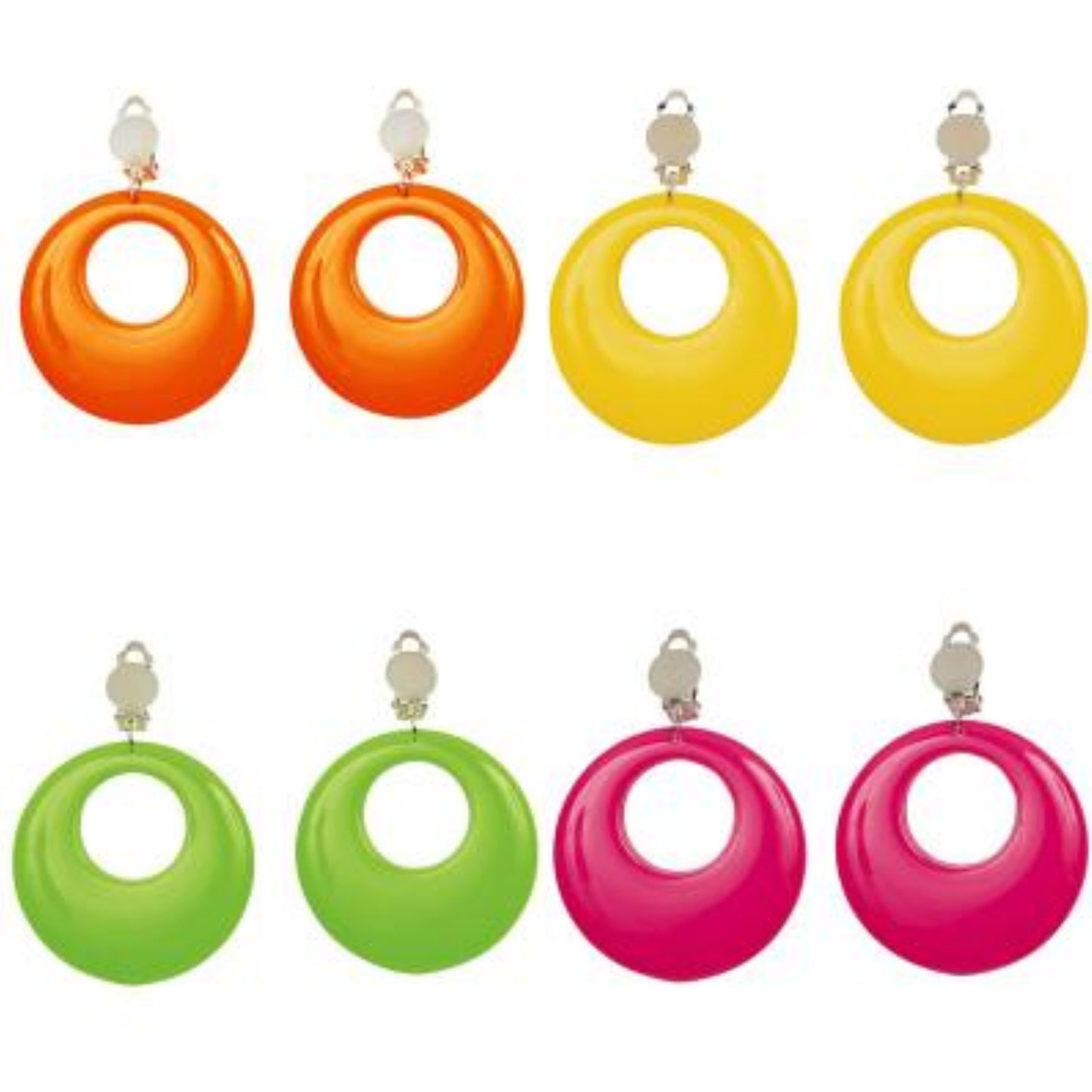80's Neon Earrings