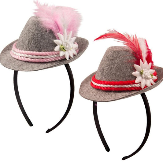 Bavarian Mini Hat on Headband