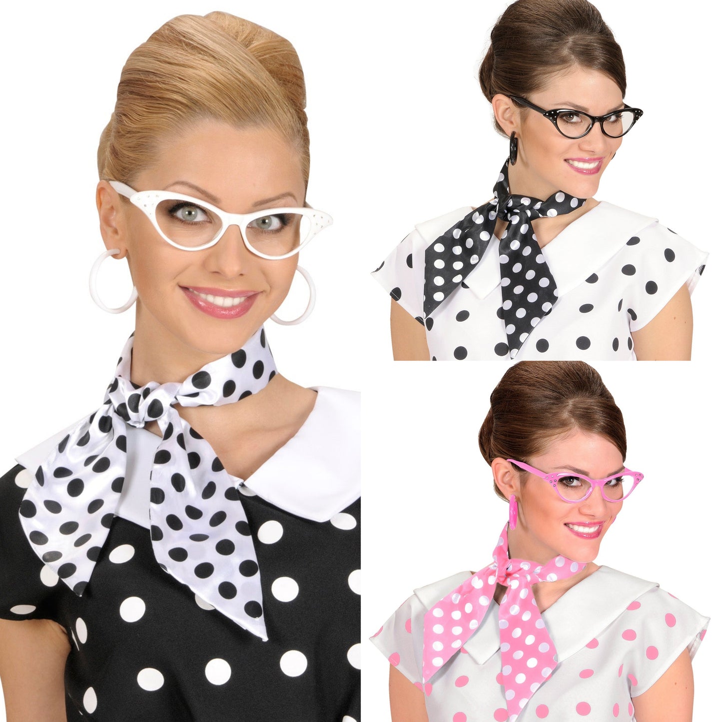 50's Polka Dot Scarf