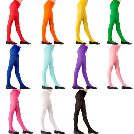 Opaque Plain Tights Child Size 4-6