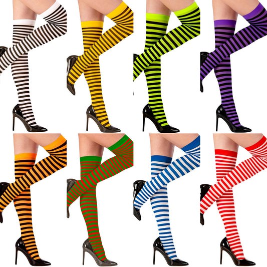 Striped Hold up Stockings