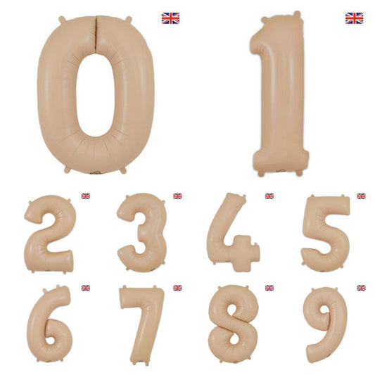 Giant Foil Number Balloon Matt Nude