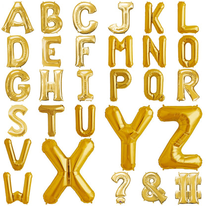 Giant Foil Letter Gold
