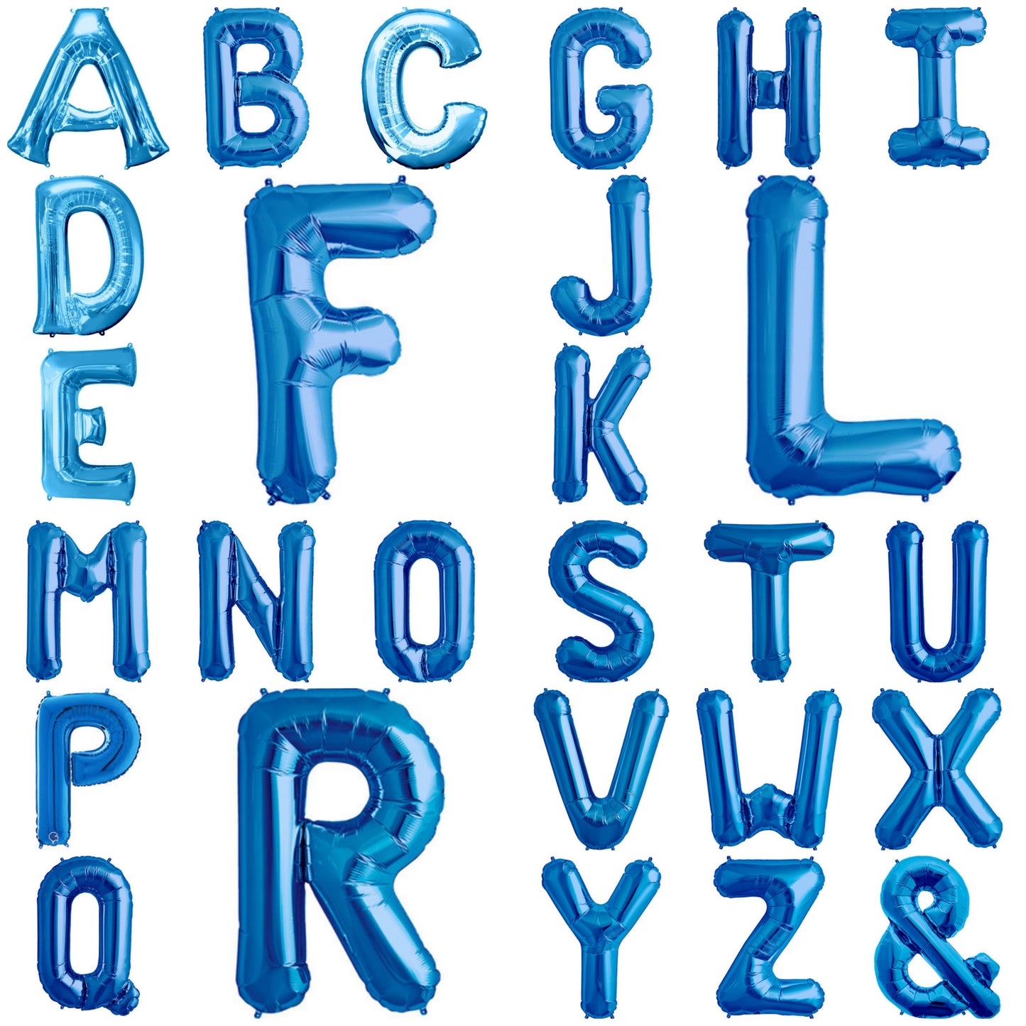 Giant Foil Letter Blue