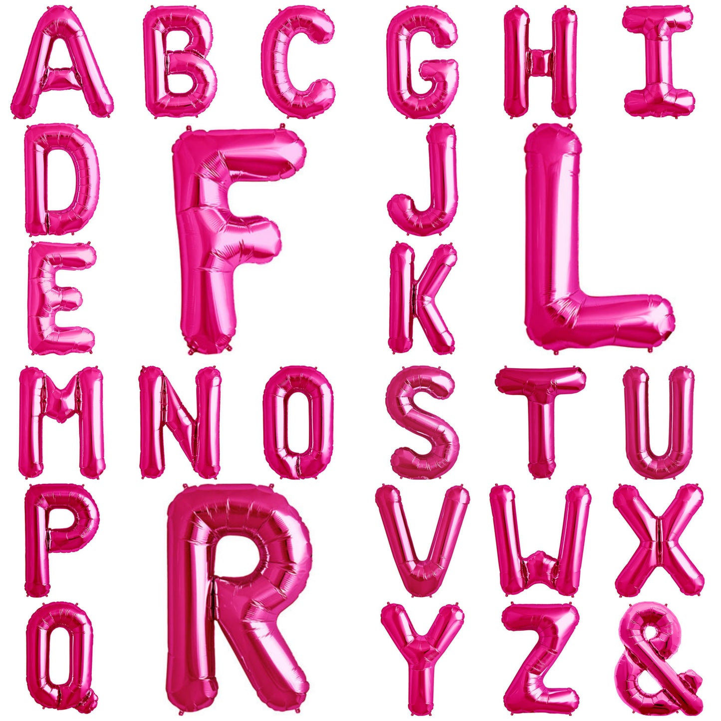 Giant Foil Letter Pink