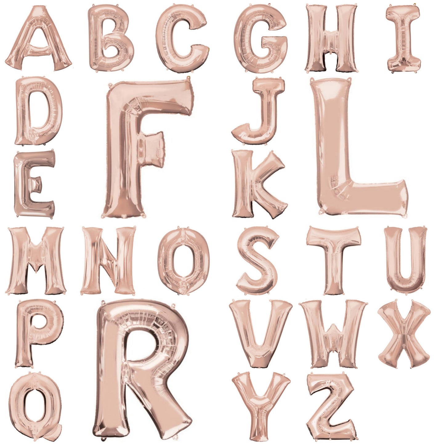 Giant Foil Letter Rose Gold