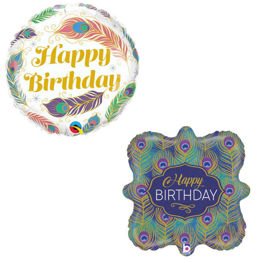 Peacock Feather 18" Foil Balloon