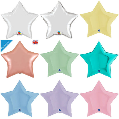 Plain Star Pastel Giant 36" Balloon