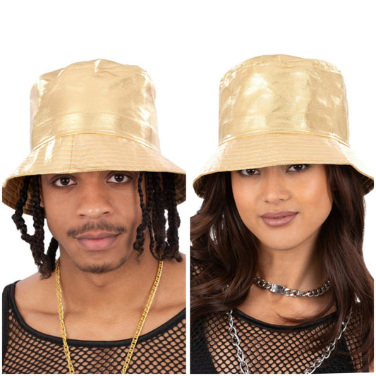 90's Gold Bucket Hat