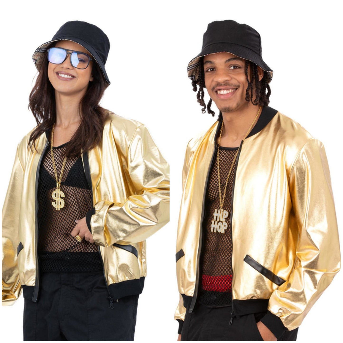90's Gold Jacket Costume