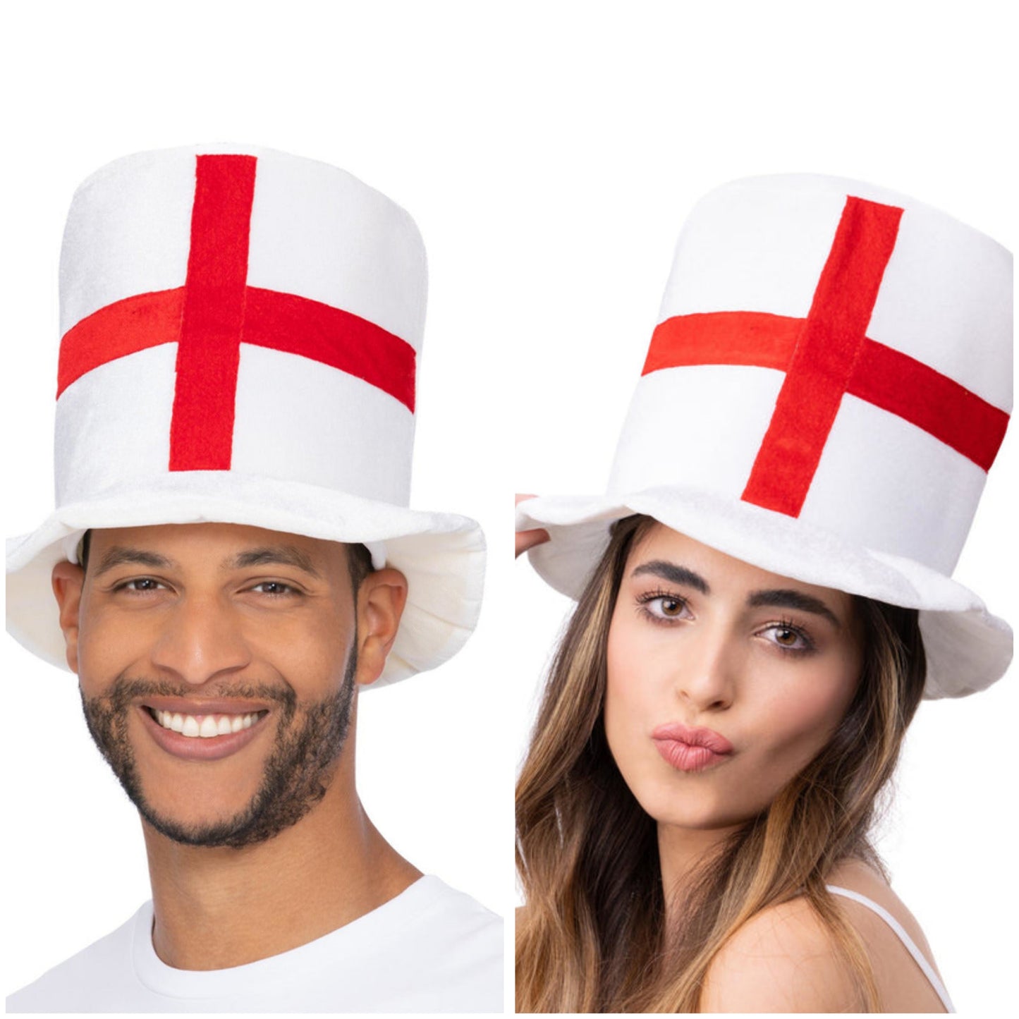 England Flag Top Hat