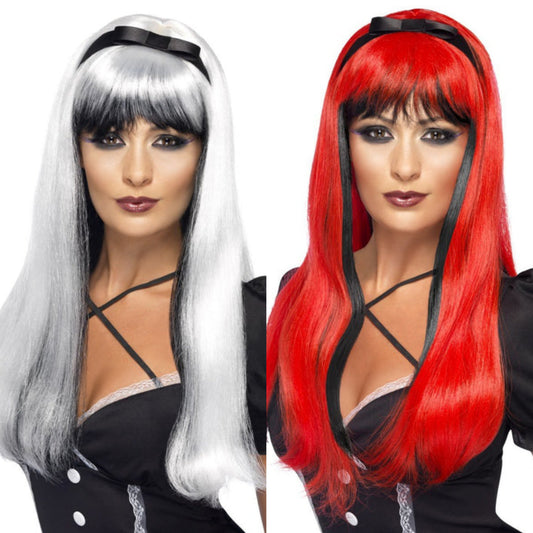 Bewitching Wig with Hair Ribbon
