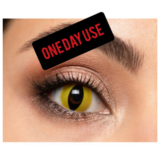 Mesmereyez Wild Cat Contact Lenses- One Day Use