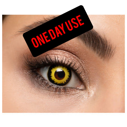 Mesmereyez Wolf Contact Lenses- One Day Use