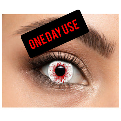 Mesmereyez Blood Shot Drops Contact Lenses- One Day Use