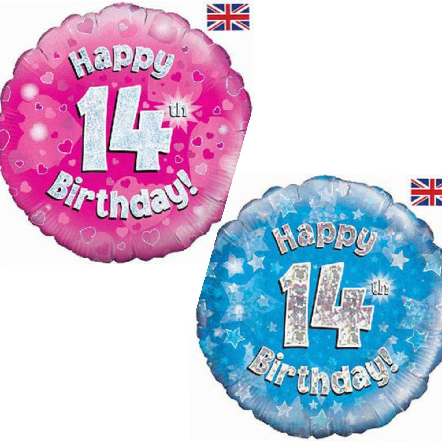 Age 14 Sparkle 18" Foil Balloon