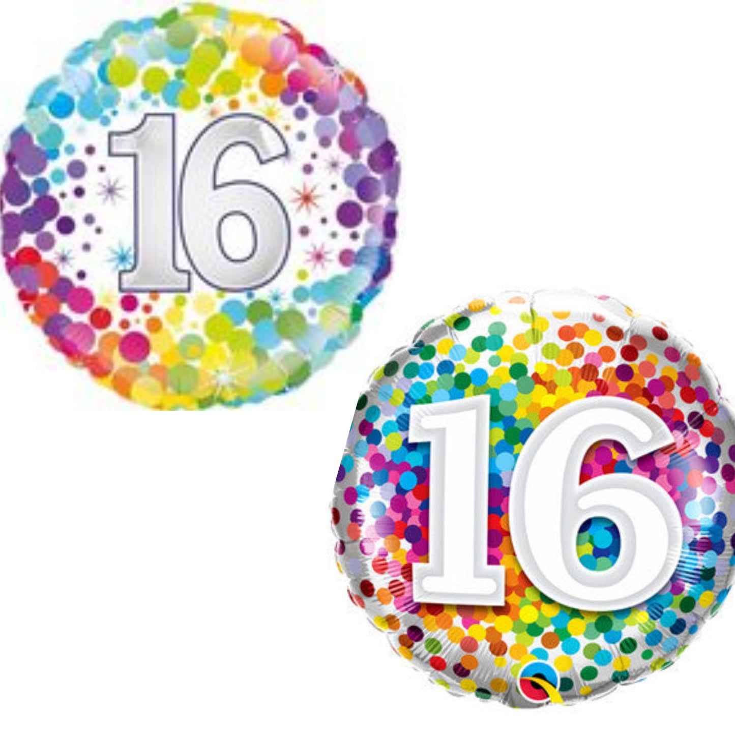 Age 16 Coloured 18" Foil Balloon