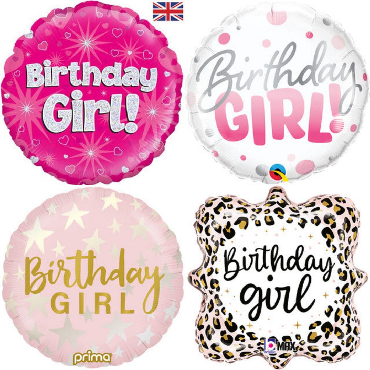 Birthday Girl 18" Foil Balloon
