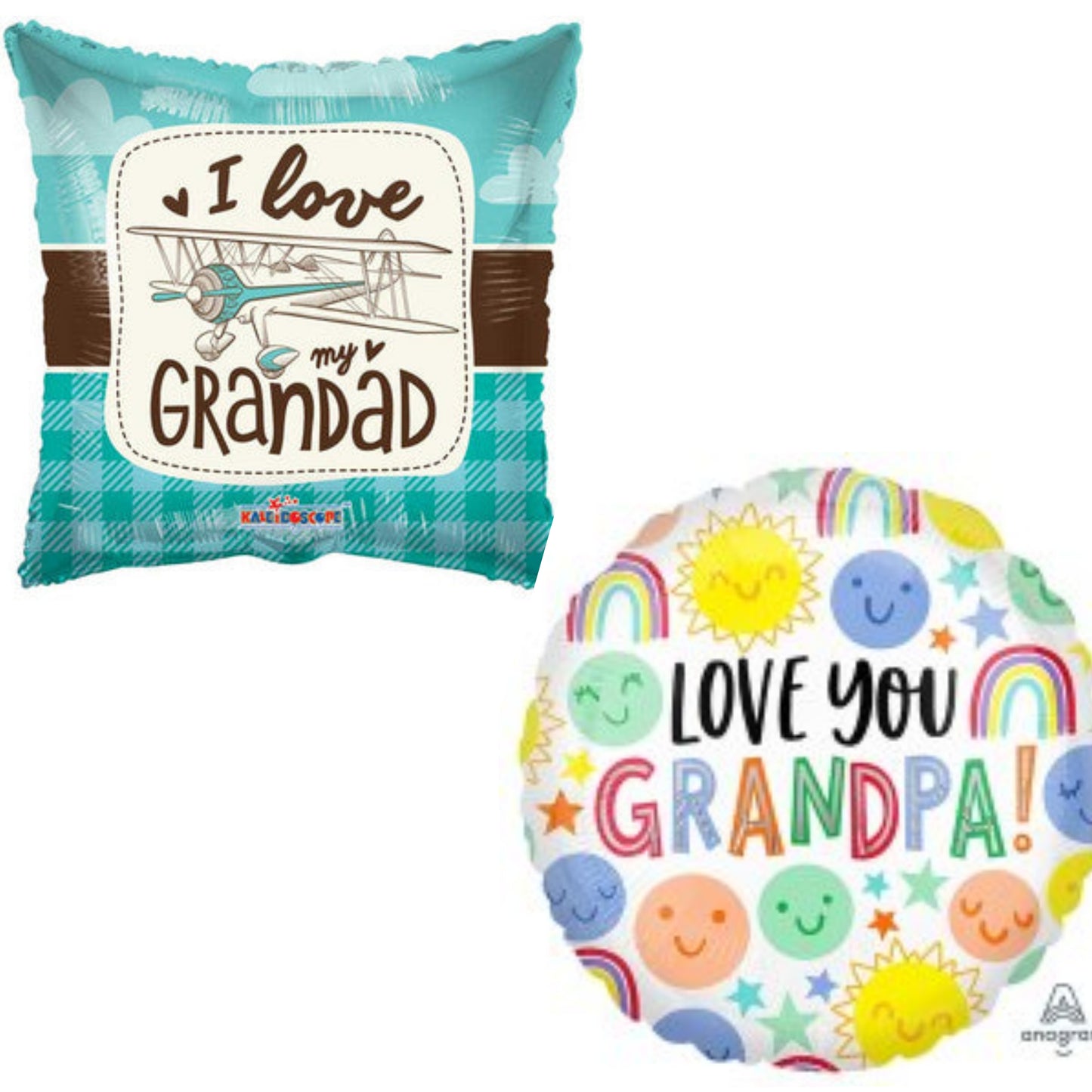 I Love Grandad/ Grandpa 18" Foil Balloon