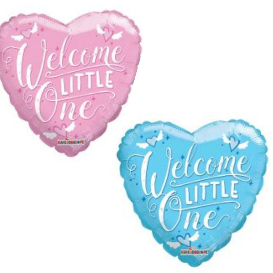 Welcome Little One Girl/ Boy 18" Foil Balloon