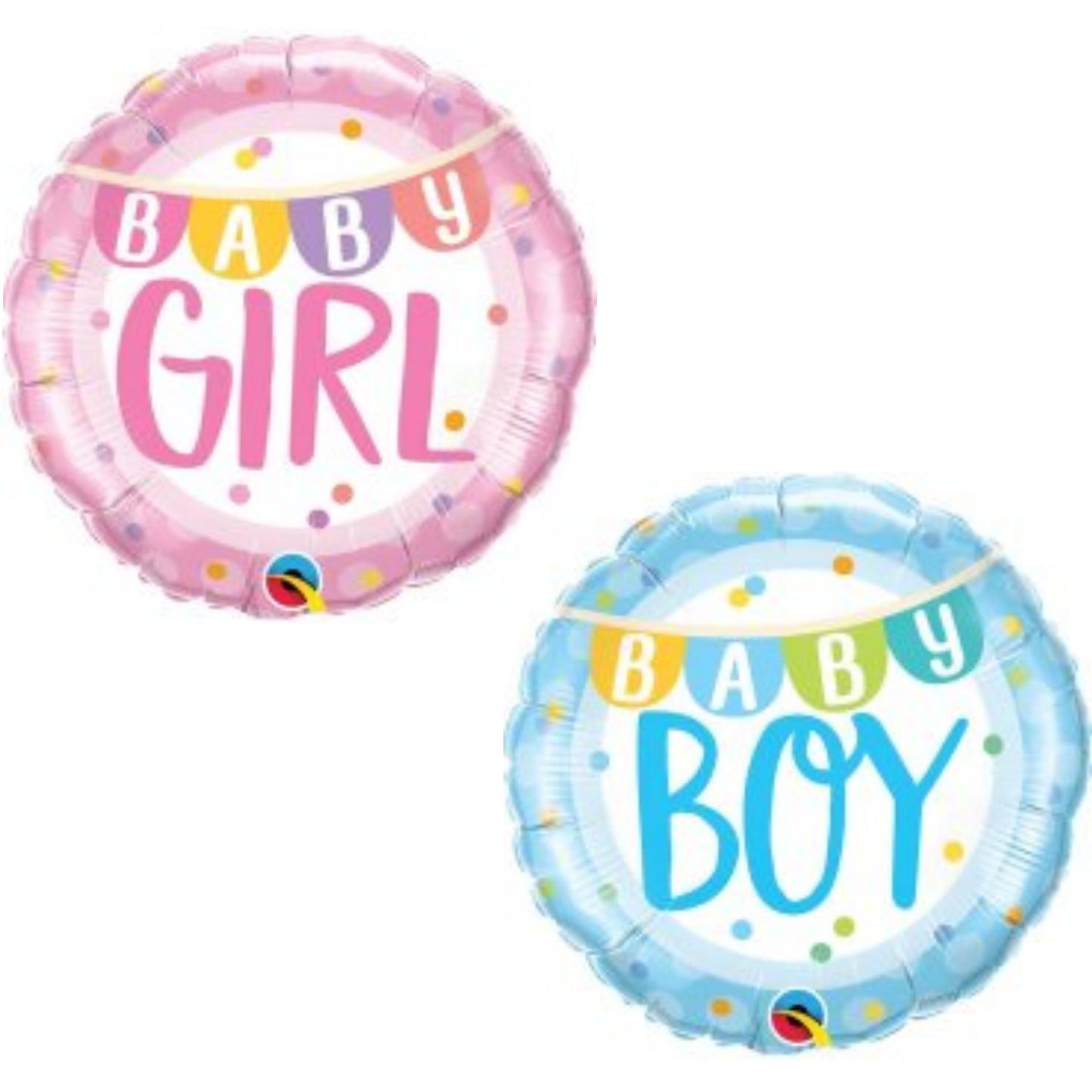 Baby Girl/ Boy Banner 18" Foil Balloon