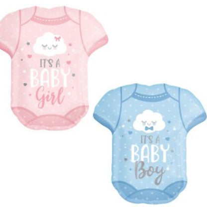 It's a Girl/ Boy Baby Grow Supershape Foil Balloon