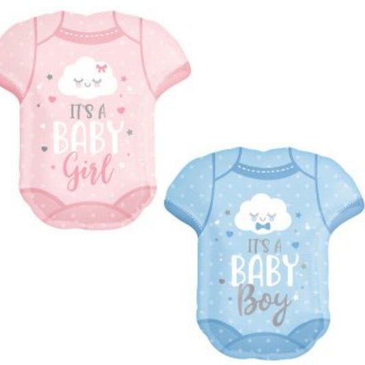 It's a Girl/ Boy Baby Grow Supershape Foil Balloon