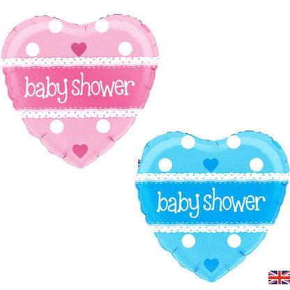 Baby Shower Heart 18" Foil Balloon