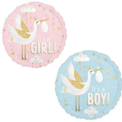 It's Girl/ Boy Special Delivery 18" Foil Balloon