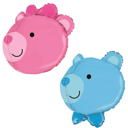 Baby Girl/ Boy Teddy Bear 3D Supershape Foil Balloon