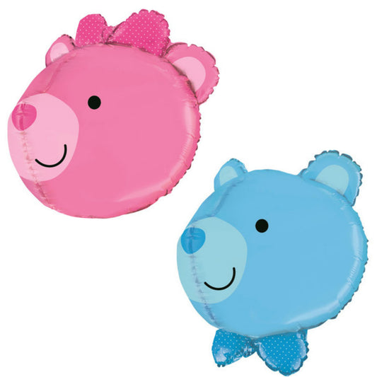 Baby Girl/ Boy Teddy Bear 3D Supershape Foil Balloon