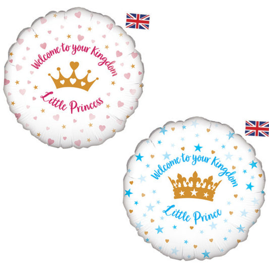 Welcome Little Princess / Prince 18" Foil Balloon