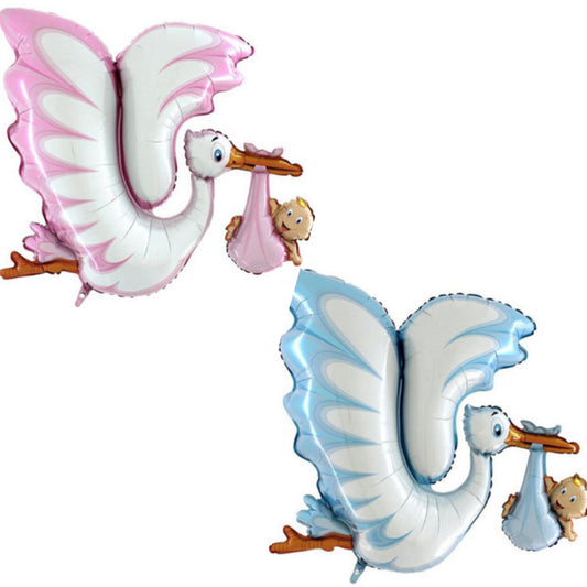 Baby Girl/ Boy Stalk Supershape Foil Balloon