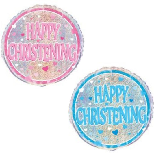 Happy Christening Girl/ Boy 18" Foil Balloon